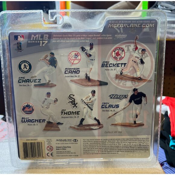 Josh Beckett Boston Red Sox MLB Series 17 Action Figure By McFarlane Toys - Picture 3 of 3